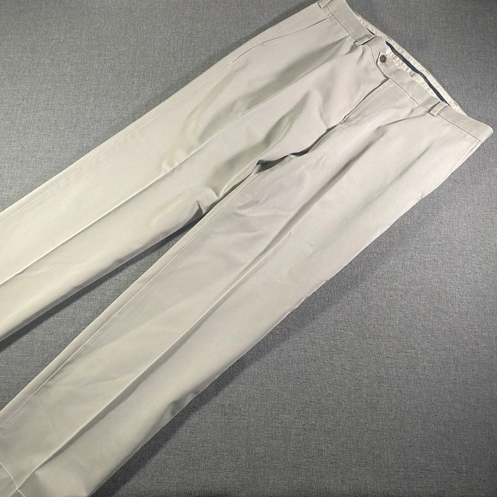 Lot of 2 Brooks Brothers Advantage Chino Milano Pants Mens W36 L32 Beige Cotton